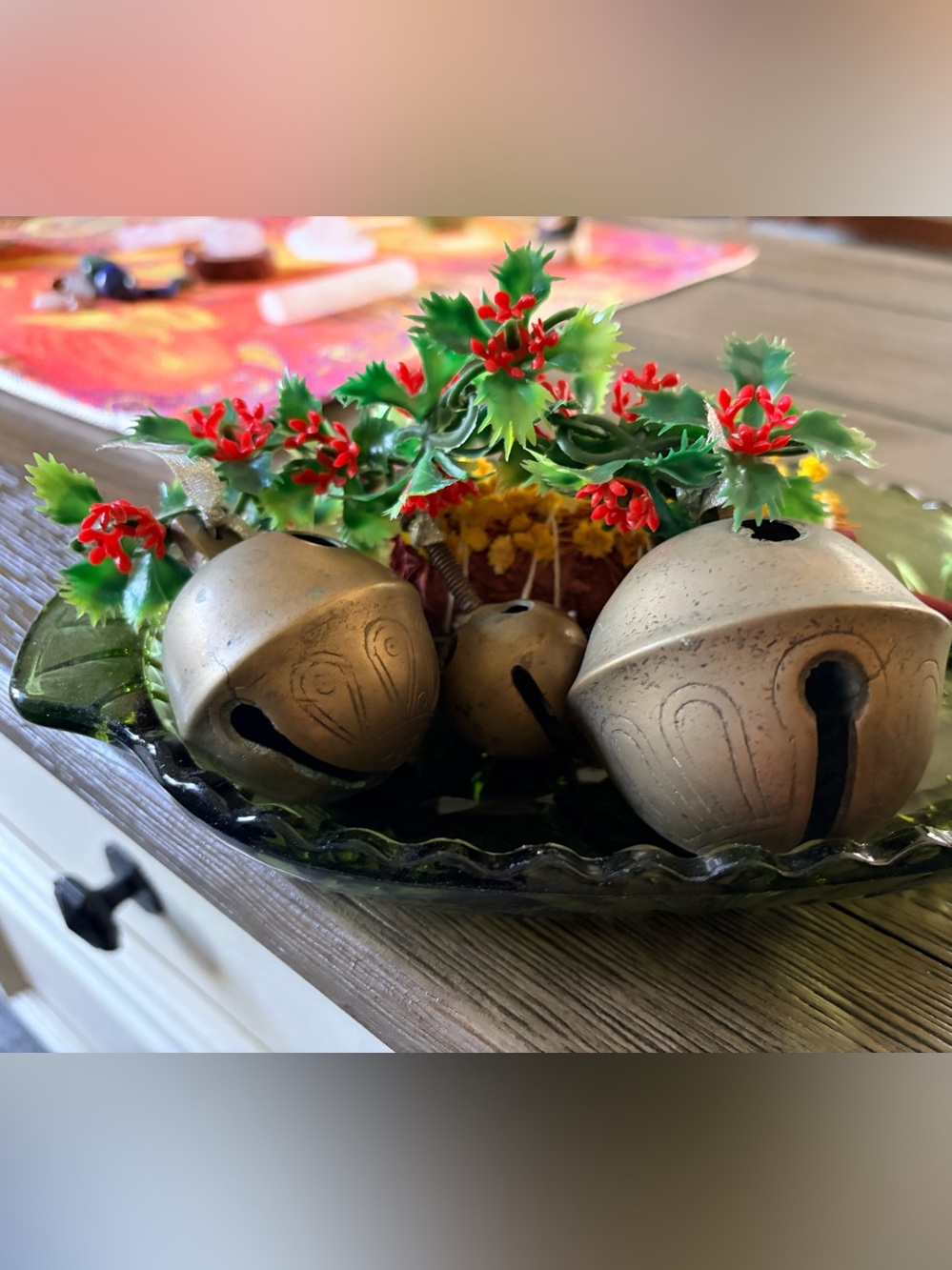 Vintage Brass Sleigh Bells